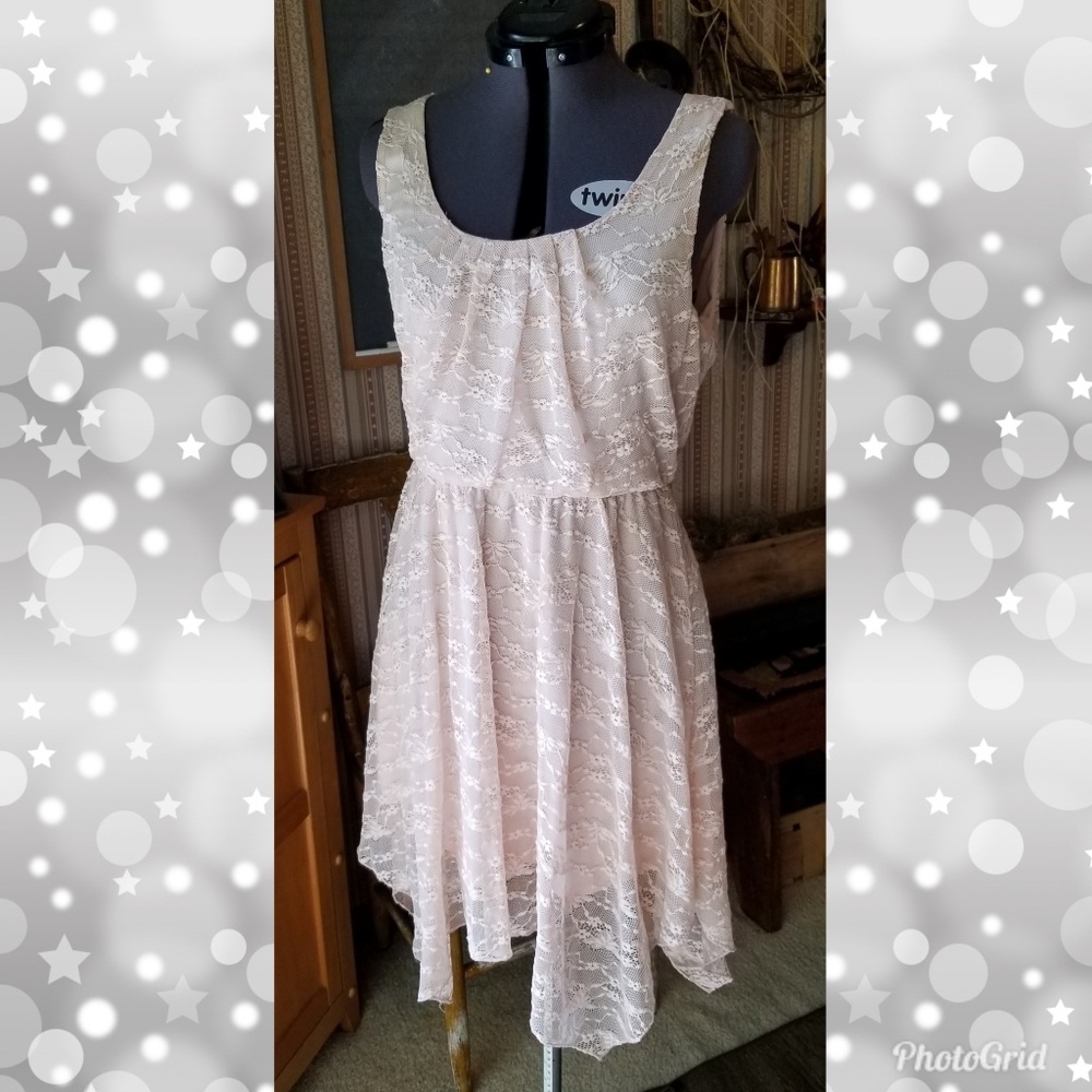 Light Pink lace dress